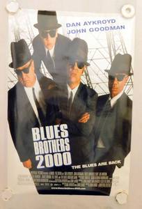 1998 Blues Brothers 2000 Double Sided Original Movie Theater Poster