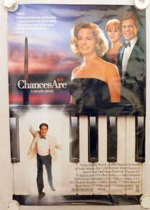 1989 Chances Are Single Side Original Movie Theater Poster