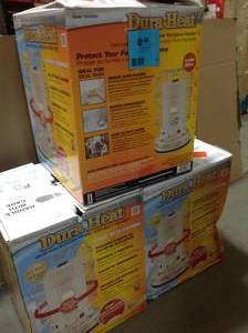 Lot of 3 Dura Heat Kerosene Heaters open box customer rerurns review pictures