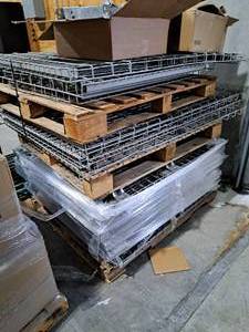 lot 3 image: Lot of (29) Pallet Rack Wire Decking
