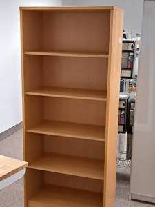 lot 130 image: 75 Wooden Bookcase 5-tier