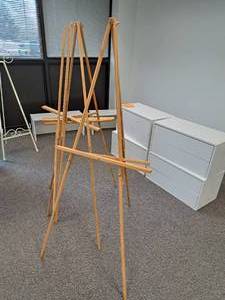 lot 166 image: Lot of (3) 60 Wooden Easel
