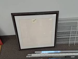 lot 265 image: Blank Canvas in Frame