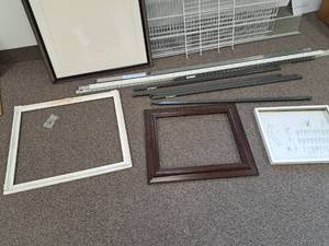 lot 266 image: Lot of (3) Large Picture Frames