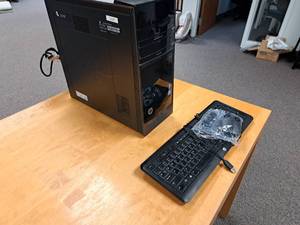 lot 55 image: HP Pavilion HPE h8-1360t Desktop Computer System - PC, Beats Audio,  USB Keyboard and Mouse