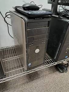 lot 75 image: Dell Optiplex 755 Desktop Computer - PC, Keyboard and Mouse