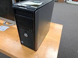 lot 89 image: Dell Optiplex 760 Desktop Computer (for parts only)