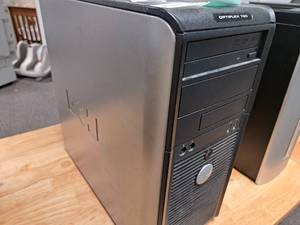 lot 91 image: Dell Optiplex 760 Desktop Computer (for parts only)
