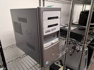 lot 100 image: HP Pavilion a1101n Desktop Computer (for parts only)