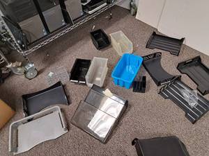 lot 754 image: Lot of (16) Plastic Various Organizers