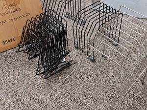lot 755 image: Lot of (13) Wire Letter Organizers