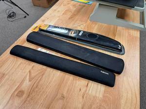 lot 765A image: Lot of (3) 19 Keyboard Wrist Cushion Rests