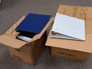 lot 760 image: Lot of (30) Large 3-Ring Binders