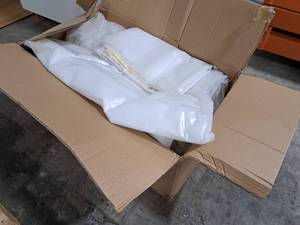 lot 790 image: Lot of (1 Box) Vinyl Plastic Sheeting