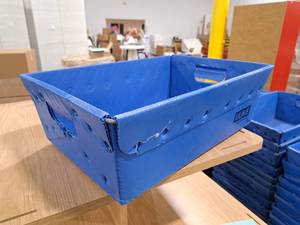 lot 791 image: Lot of (24) Uline Sorting Bins