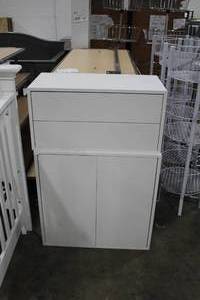 lot 413 image: Stacking Dresser Cabinet 2-door2-drawer2-shelf2-piece