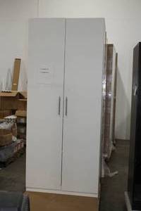 lot 454 image: Lot of (2) Ikea Pax Storage Cabinet 2-door