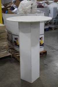 lot 373 image: 49 Pedestal Display Table
