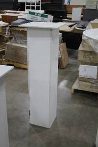 lot 374 image: 48 Pedestal Display Table