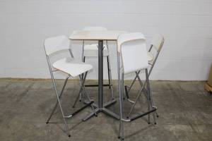 lot 368 image: Conference Set - Table, Four Folding Chairs