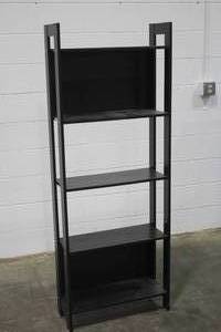 lot 345 image: Wood Bookshelf 5-tier