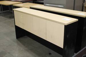lot 329 image: Office Desk Bookcase 4-door