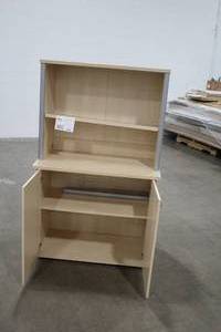 lot 302 image: Bookcase Cabinet 2-door3-shelf