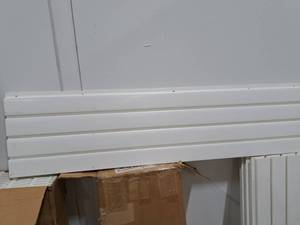 lot 473B image: Lot of (6) Plastic Slotwall Sections 48x12