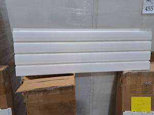 lot 475 image: Lot of (8) Plastic Slotwall Sections 38x12