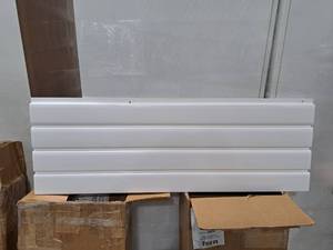 lot 475C image: Lot of (8) Plastic Slotwall Sections 36x12