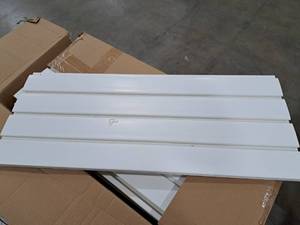 lot 477 image: Lot of (16) Plastic Slotwall Sections 29x12
