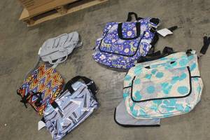 lot 589 image: Lot of (5) Assorted Diaper Bags