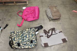 lot 590 image: Lot of (4) Assorted Diaper Bags