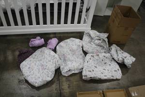 lot 591 image: Lot of (8) Baby Crib Sets