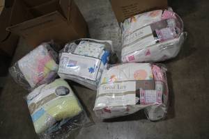 lot 596 image: Lot of (5) Baby Crib Sets