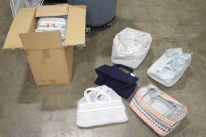 lot 631 image: Lot of (14) Baby Accessory Soft-Side Storage Caddys
