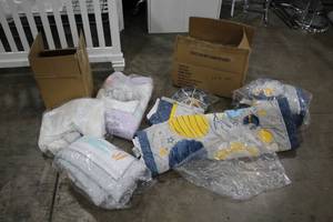 lot 597 image: Lot of (5) Baby Crib Sets