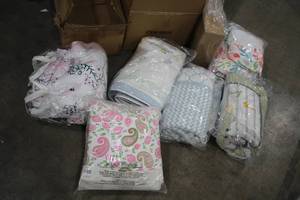 lot 655 image: Lot of (6) Crib Sets (in original packaging)