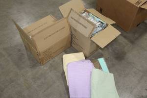 lot 669 image: Lot of (25) Baby Accessories - Diaper Stackers (x16), Drapes (x9)