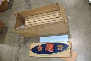 lot 641 image: Lot of (8) 24 Surfs Up theme Shelves
