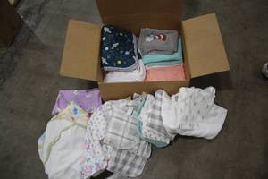 lot 671 image: Lot of (25) Baby Blankets