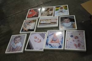 lot 683 image: Lot of (10) Baby theme Photo in Frame