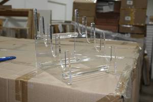 lot 484B image: Lot of (14) Acrylic Display Bases 6-12x8-12x7-12