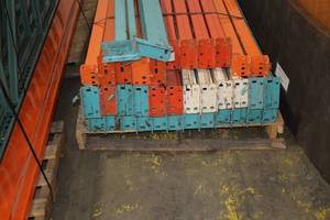 lot 15 image: Lot of (10) 8 Pallet Racking Beams