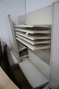 lot 44 image: Rolling Shelf System with (28) Shelves