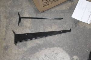 lot 490B image: Lot of (75) Slatwall Hangers and Shelf Brackets