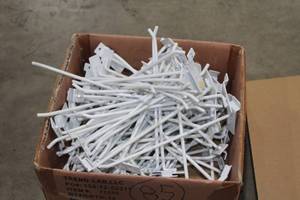 lot 492 image: Lot of (85) 10-12 Slatwall Hangers