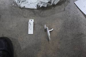 lot 496A image: Lot of (44) 1 Slatwall Hooks