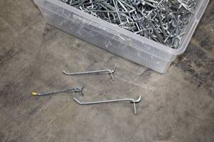 lot 497A image: Lot of (230) Various Pegboard Hooks and Hangers