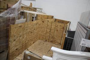 lot 49 image: Lot of (2) Crates with Scrap Wood